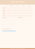Daily Food & Nutrition Diary Printable | Calorie & Macro Tracker PDF