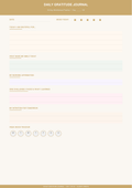 30-Day Gratitude Journal Printable — Mindfulness PDF